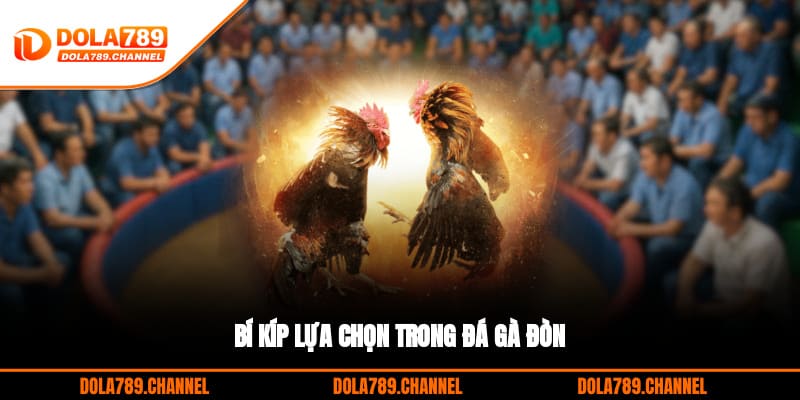 Bí kíp lựa chọn trong đá gà đòn Bí kíp lựa chọn trong đá gà đòn